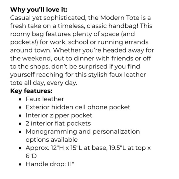 Dancing Dash Pebble Modern Tote - Picture 4 of 6